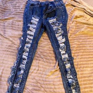 Rue 21 ripped jeans